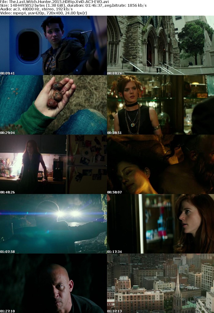 The Last Witch Hunter 2015 HdRip Full Movie Free Download